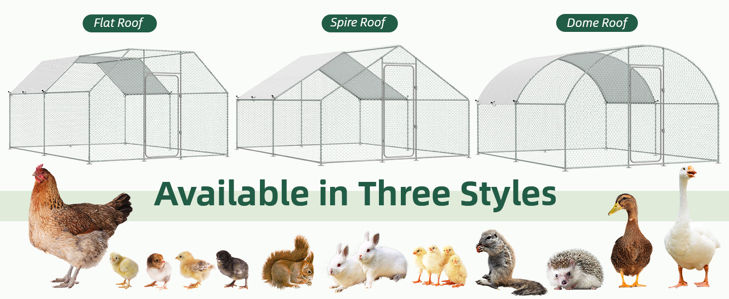 YODOLLA large metal coop for poultry