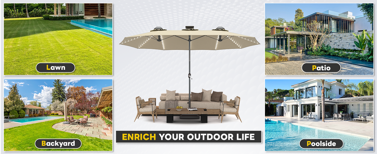 YODOLLA cheap patio umbrellas budget-friendly option