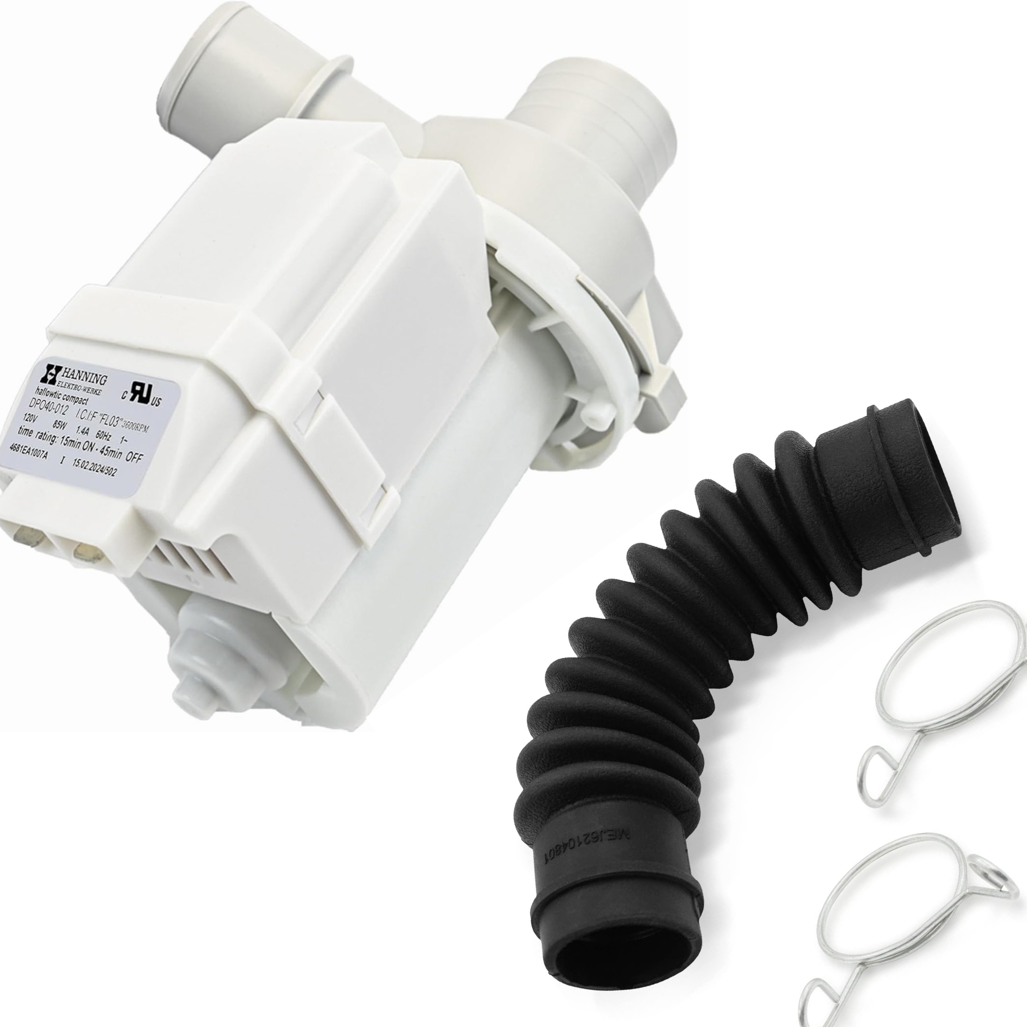 洗衣机排水泵组件