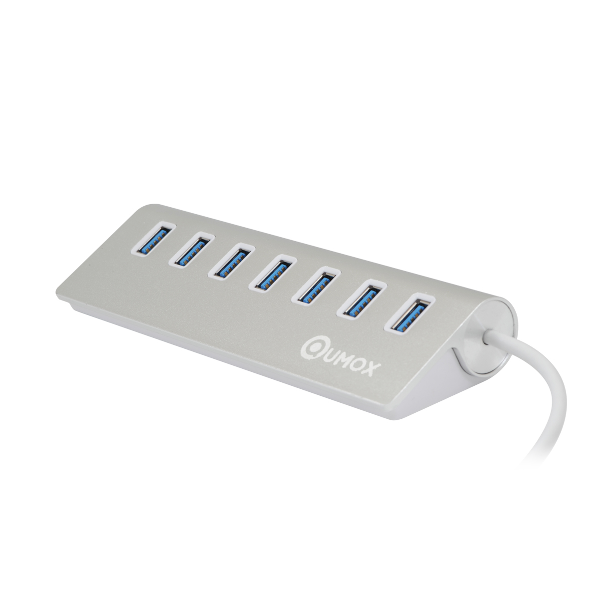 QUMOX 7 Port USB 3.0 HUB High Speed 5Gbps for PC Laptop Mac iMac MacBook