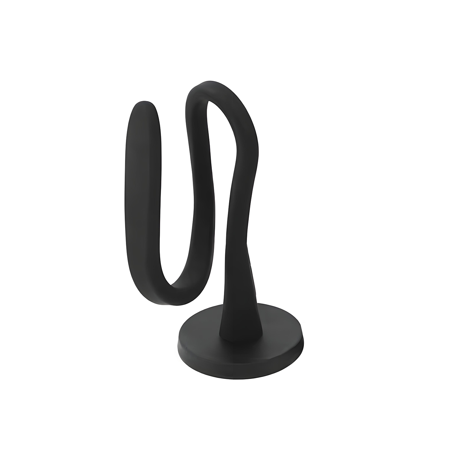 QUMOX Magnetic Front Load Washer Door Prop, Flexible Black Washing Machine Door Holder, Keeps Washer Door Open, Fits Most Washing Machines