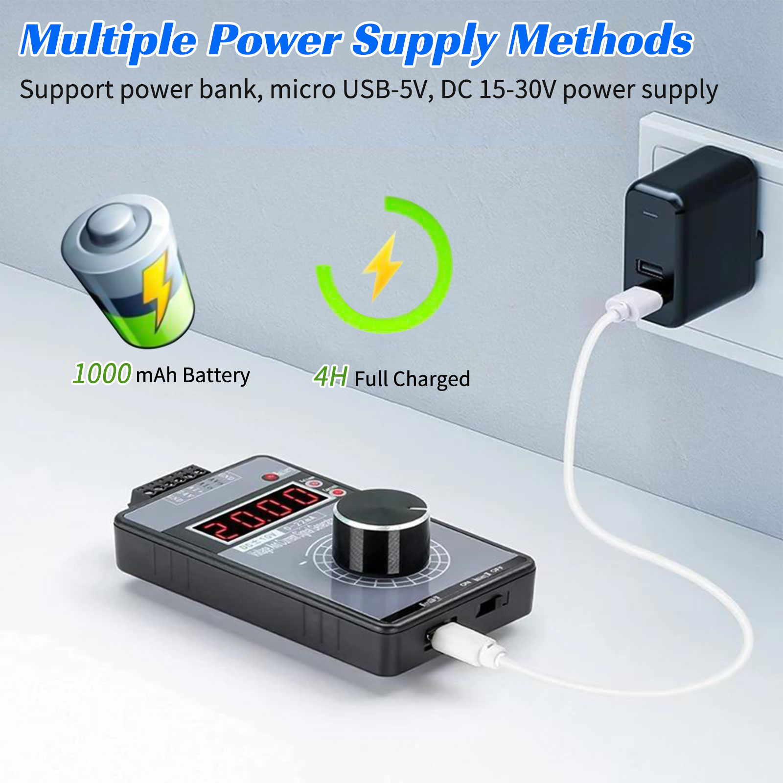 XHHDQES 4-20MA 0-10V Adjustable Signal Generator Process Controlling Signal Calibrator Constant Current Source 0 20ma Simulator I241824746