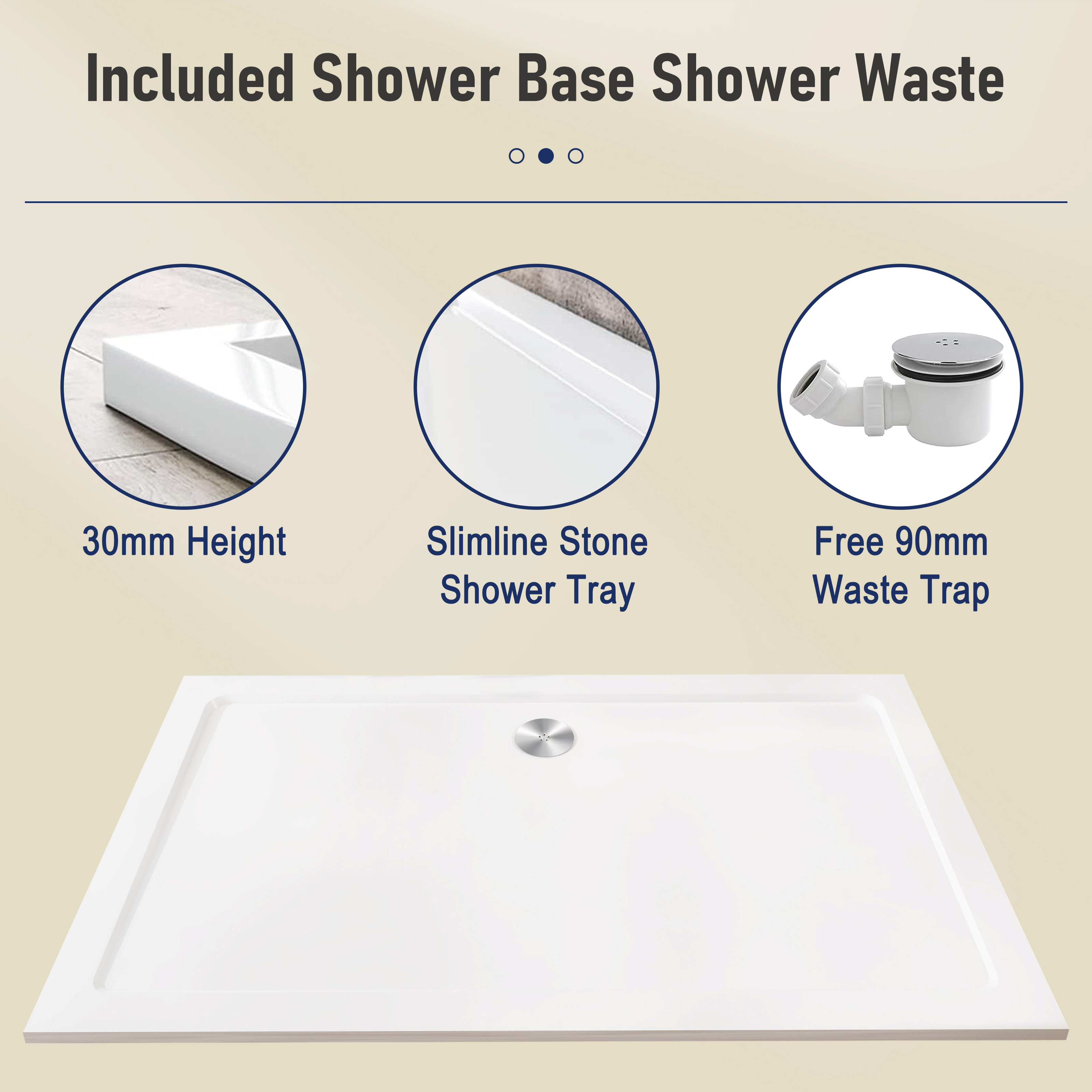 Modern bathroom shower enclosure