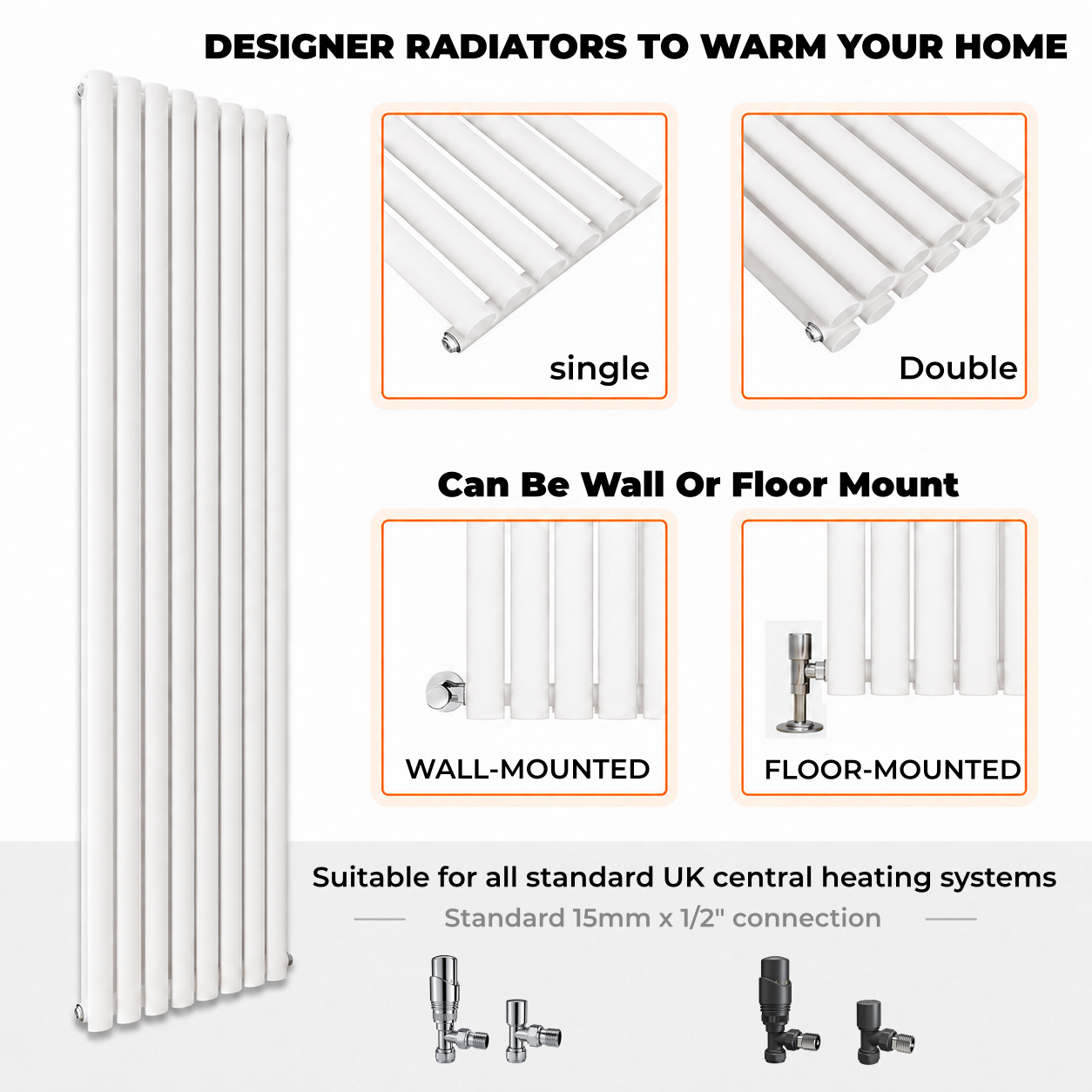 Why choose Stech Homes designer radiators - 3