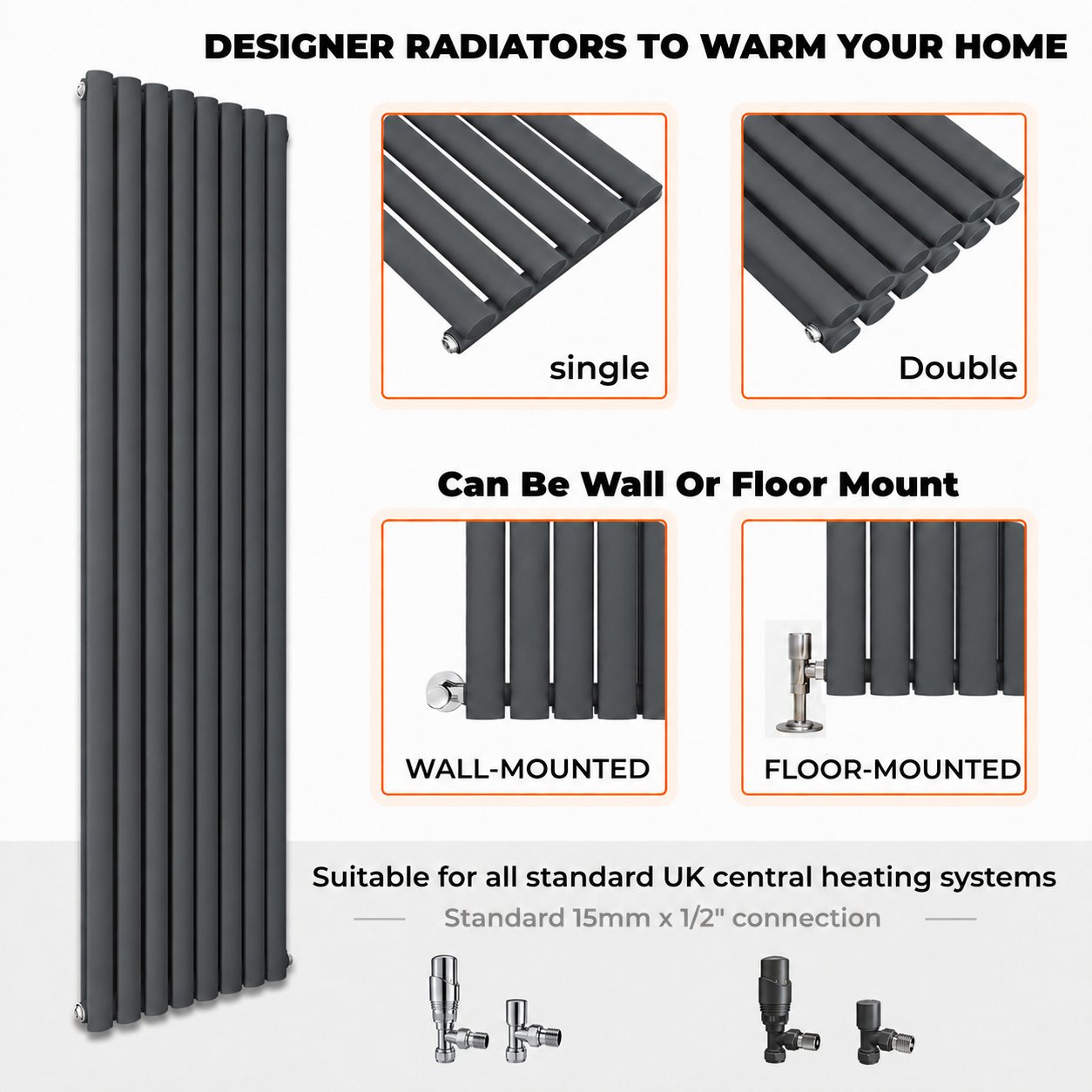 Why choose Stech Homes designer radiators - 3