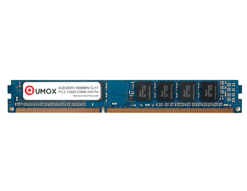 QUMOX 4GB 1600 DDR3 PC3-12800 DIMM PC3 Desktop RAM Memory 240pin CL11
