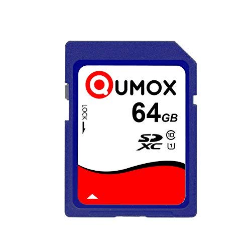 QUMOX 64GB 40MB/s SD XC 64GB Class 10 UHS-I Secure Digital Memory Card